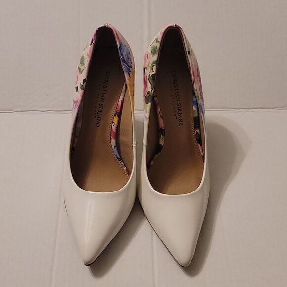 CHRISTIAN SORIANO FOR PAYLESS FLORAL HEELS PUMP - Picture 2 of 16